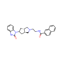 O=C(NCCN1C[C@H]2CC(n3c(=O)[nH]c4ccccc43)C[C@@H]2C1)c1ccc2ccccc2c1 ZINC000299838787