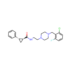 O=C(NCCN1CCN(Cc2c(F)cccc2Cl)CC1)[C@H]1C[C@@H]1c1ccccc1 ZINC000169321588