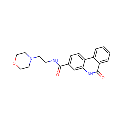 O=C(NCCN1CCOCC1)c1ccc2c(c1)[nH]c(=O)c1ccccc12 ZINC000029407810