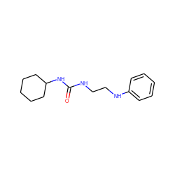 O=C(NCCNc1ccccc1)NC1CCCCC1 ZINC000059895103