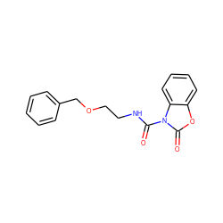 O=C(NCCOCc1ccccc1)n1c(=O)oc2ccccc21 ZINC000653796416