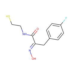 O=C(NCCS)/C(Cc1ccc(F)cc1)=N/O ZINC000044091377