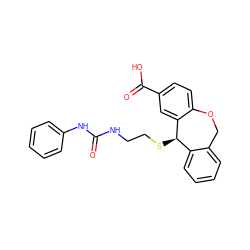 O=C(NCCS[C@@H]1c2ccccc2COc2ccc(C(=O)O)cc21)Nc1ccccc1 ZINC000013727024