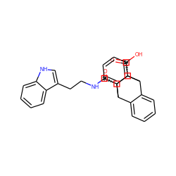 O=C(NCCc1c[nH]c2ccccc12)[C@H]1C2c3ccccc3C(c3ccccc32)[C@H]1C(=O)O ZINC000013738979