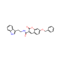 O=C(NCCc1c[nH]c2ccccc12)c1cc2ccc(OCc3ccccc3)cc2oc1=O ZINC001772596052