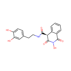 O=C(NCCc1ccc(O)c(O)c1)[C@@H]1C(=O)N(O)C(=O)c2ccccc21 ZINC000103138296