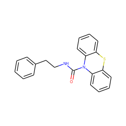 O=C(NCCc1ccccc1)N1c2ccccc2Sc2ccccc21 ZINC000000088019