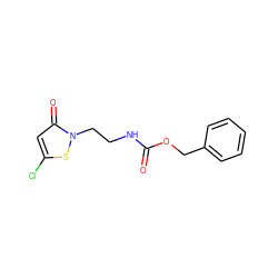 O=C(NCCn1sc(Cl)cc1=O)OCc1ccccc1 ZINC000040950375