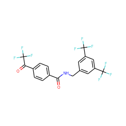 O=C(NCc1cc(C(F)(F)F)cc(C(F)(F)F)c1)c1ccc(C(=O)C(F)(F)F)cc1 ZINC000036184814