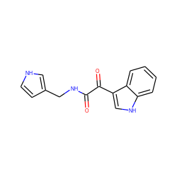 O=C(NCc1cc[nH]c1)C(=O)c1c[nH]c2ccccc12 ZINC000013685600