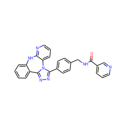 O=C(NCc1ccc(-c2nnc3n2-c2cccnc2Nc2ccccc2-3)cc1)c1cccnc1 ZINC000096174029
