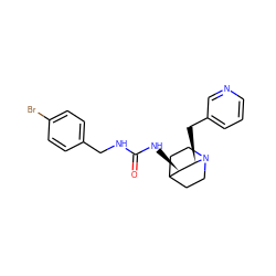 O=C(NCc1ccc(Br)cc1)N[C@@H]1C2CCN(CC2)[C@@H]1Cc1cccnc1 ZINC000028523883