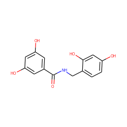 O=C(NCc1ccc(O)cc1O)c1cc(O)cc(O)c1 ZINC000035804206