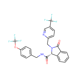 O=C(NCc1ccc(OC(F)(F)F)cc1)[C@H]1c2ccccc2C(=O)N1Cc1ccc(C(F)(F)F)cn1 ZINC000095555097