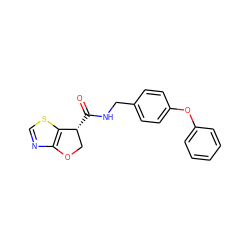 O=C(NCc1ccc(Oc2ccccc2)cc1)[C@@H]1COc2ncsc21 ZINC000220860948