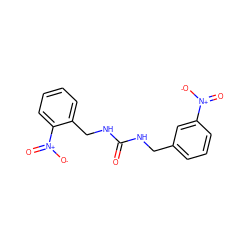 O=C(NCc1cccc([N+](=O)[O-])c1)NCc1ccccc1[N+](=O)[O-] ZINC000063069403