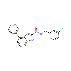 O=C(NCc1cccc(Cl)c1)c1nc2c(-c3ccccc3)cccc2[nH]1 ZINC000103268337