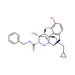 O=C(NCc1ccccc1)[C@H]1N[C@@]23CC[C@]1(O)[C@H]1Oc4c(O)ccc5c4[C@@]12CCN(CC1CC1)[C@H]3C5 ZINC000299824126