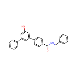 O=C(NCc1ccccc1)c1ccc(-c2cc(O)cc(-c3ccccc3)c2)cc1 ZINC000013603853