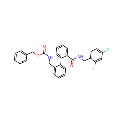 O=C(NCc1ccccc1-c1ccccc1C(=O)NCc1ccc(F)cc1F)OCc1ccccc1 ZINC000013493163