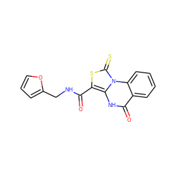 O=C(NCc1ccco1)c1sc(=S)n2c1[nH]c(=O)c1ccccc12 ZINC000003034436