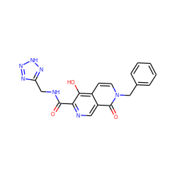 O=C(NCc1nn[nH]n1)c1ncc2c(=O)n(Cc3ccccc3)ccc2c1O ZINC000203414214