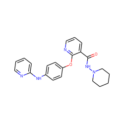 O=C(NN1CCCCC1)c1cccnc1Oc1ccc(Nc2ccccn2)cc1 ZINC000148133476