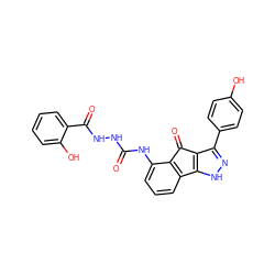 O=C(NNC(=O)c1ccccc1O)Nc1cccc2c1C(=O)c1c(-c3ccc(O)cc3)n[nH]c1-2 ZINC000653700301