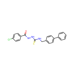 O=C(NNC(=S)NCc1ccc(-c2ccccc2)cc1)c1ccc(Cl)cc1 ZINC000096285257