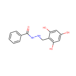 O=C(NNCc1c(O)cc(O)cc1O)c1ccccc1 ZINC001772631429