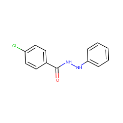 O=C(NNc1ccccc1)c1ccc(Cl)cc1 ZINC000001676303