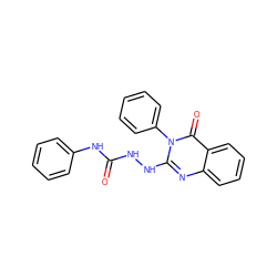 O=C(NNc1nc2ccccc2c(=O)n1-c1ccccc1)Nc1ccccc1 ZINC000013779064