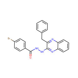 O=C(NNc1nc2ccccc2nc1Cc1ccccc1)c1ccc(Br)cc1 ZINC000299868026