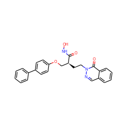 O=C(NO)[C@@H](CCn1ncc2ccccc2c1=O)COc1ccc(-c2ccccc2)cc1 ZINC000026822229