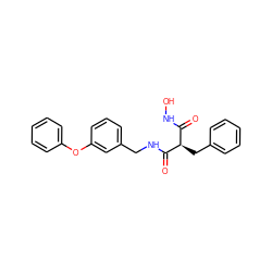 O=C(NO)[C@@H](Cc1ccccc1)C(=O)NCc1cccc(Oc2ccccc2)c1 ZINC000035270767