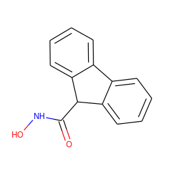 O=C(NO)C1c2ccccc2-c2ccccc21 ZINC000103251599