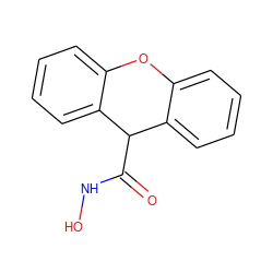 O=C(NO)C1c2ccccc2Oc2ccccc21 ZINC000045321222