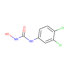 O=C(NO)Nc1ccc(Cl)c(Cl)c1 ZINC000004809416