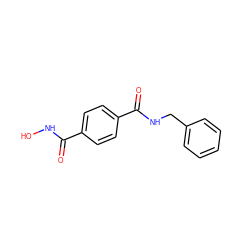 O=C(NO)c1ccc(C(=O)NCc2ccccc2)cc1 ZINC000033976425