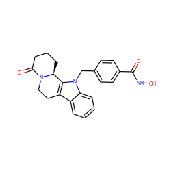 O=C(NO)c1ccc(Cn2c3c(c4ccccc42)CCN2C(=O)CCC[C@@H]32)cc1 ZINC001772574981