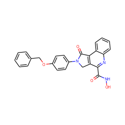 O=C(NO)c1nc2ccccc2c2c1CN(c1ccc(OCc3ccccc3)cc1)C2=O ZINC000071318825