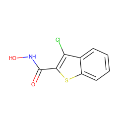 O=C(NO)c1sc2ccccc2c1Cl ZINC000000307965