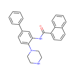 O=C(Nc1cc(-c2ccccc2)ccc1N1CCNCC1)c1cccc2ccccc12 ZINC000014962012