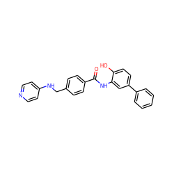 O=C(Nc1cc(-c2ccccc2)ccc1O)c1ccc(CNc2ccncc2)cc1 ZINC000040899677