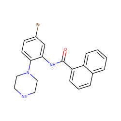 O=C(Nc1cc(Br)ccc1N1CCNCC1)c1cccc2ccccc12 ZINC000014961999