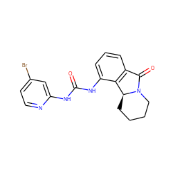 O=C(Nc1cc(Br)ccn1)Nc1cccc2c1[C@@H]1CCCCN1C2=O ZINC000095578543