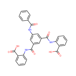 O=C(Nc1cc(C(=O)Nc2ccccc2C(=O)O)cc(C(=O)Nc2ccccc2C(=O)O)c1)c1ccccc1 ZINC000003142995