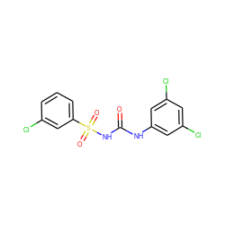 O=C(Nc1cc(Cl)cc(Cl)c1)NS(=O)(=O)c1cccc(Cl)c1 ZINC000071341115