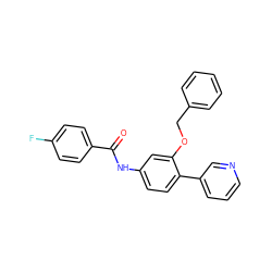 O=C(Nc1ccc(-c2cccnc2)c(OCc2ccccc2)c1)c1ccc(F)cc1 ZINC000299864261