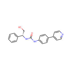 O=C(Nc1ccc(-c2ccncc2)cc1)N[C@@H](CO)c1ccccc1 ZINC000084635318